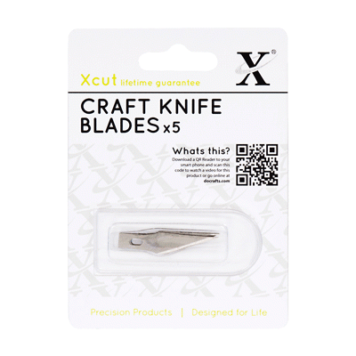 Xcut Craft Knife Replacement Blades (5 Pieces)