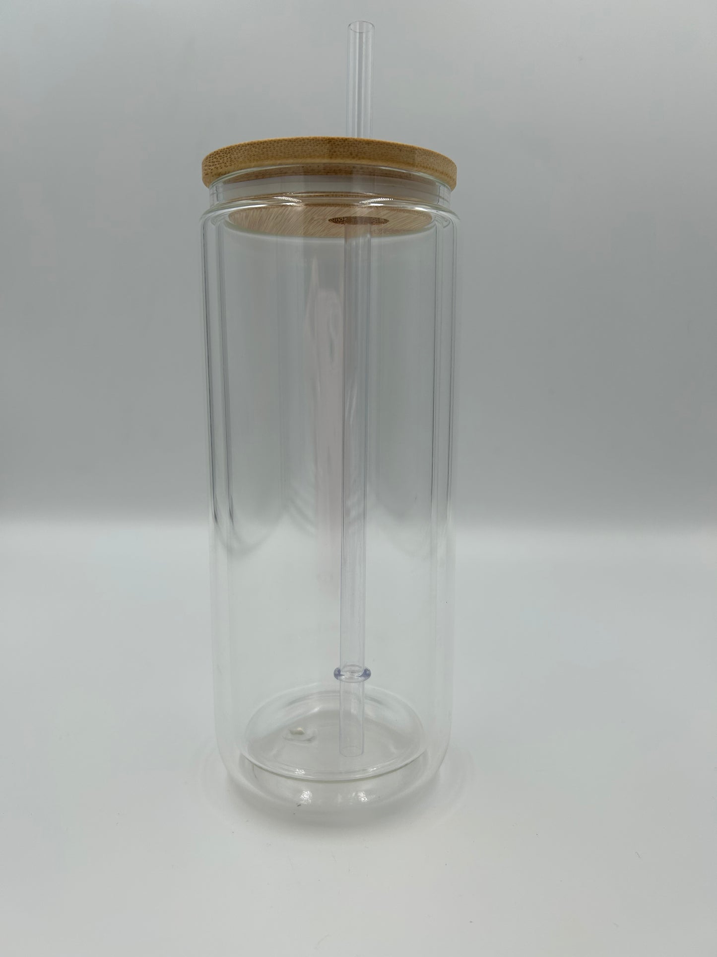 16oz Glass Mug Sublimation Snow Globe