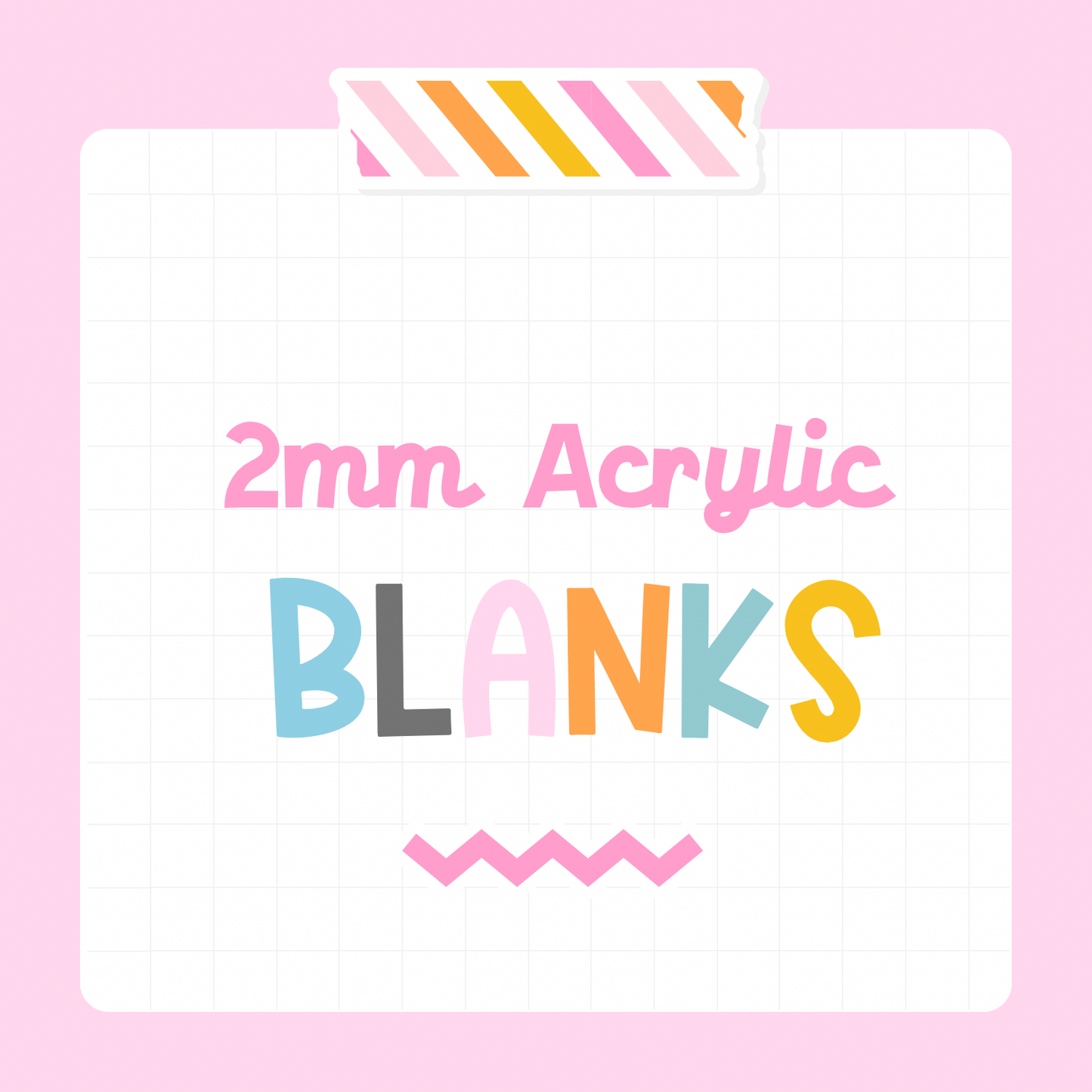 2mm Acrylic Blanks