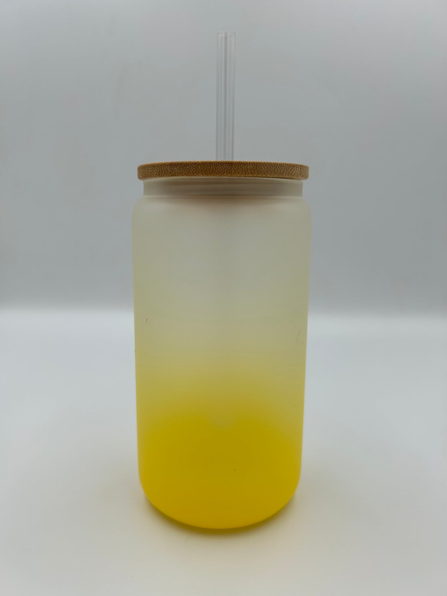 16oz Glass Mug/ Sublimation - Coloured