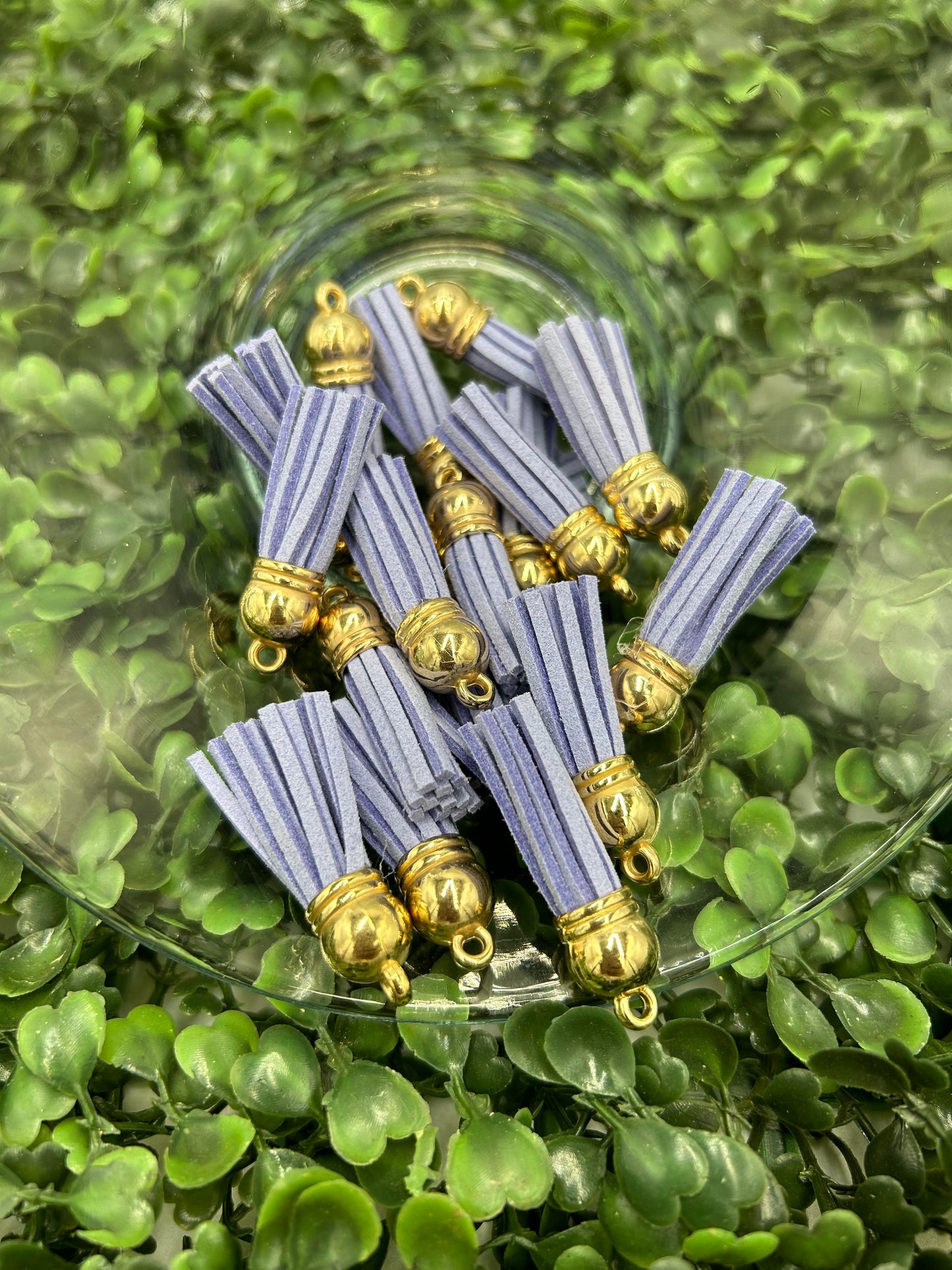Mini Tassels Gold Cap