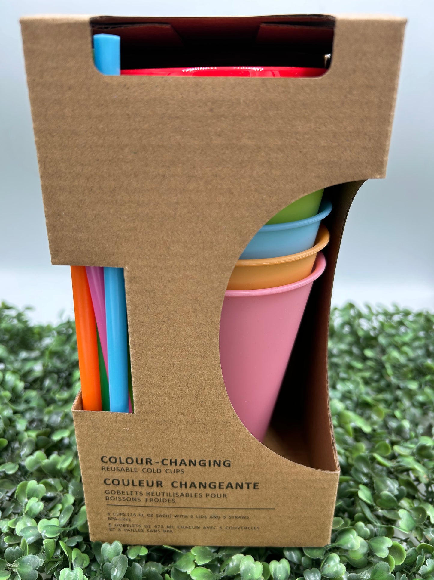 16oz Colour Changing Cups (5pcs)