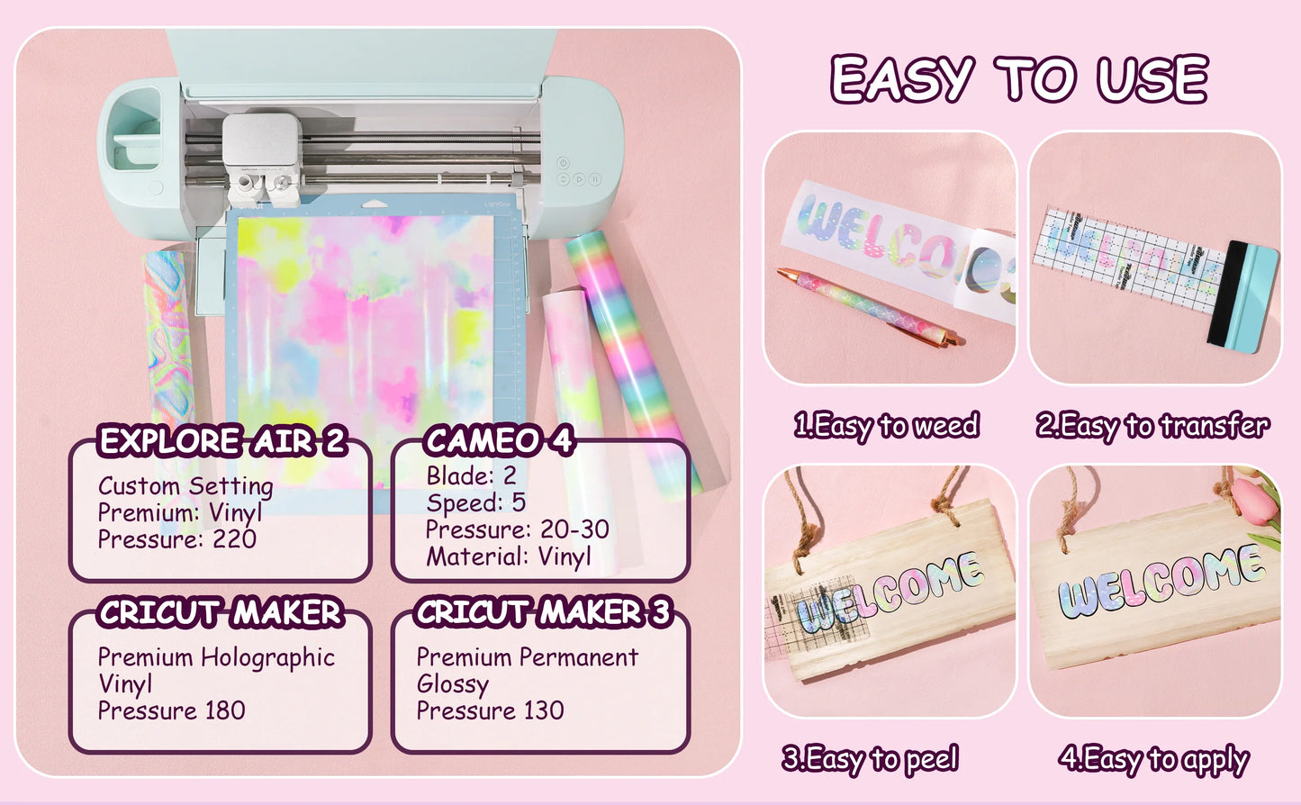 Teckwrap Candy Color Craft Vinyl
