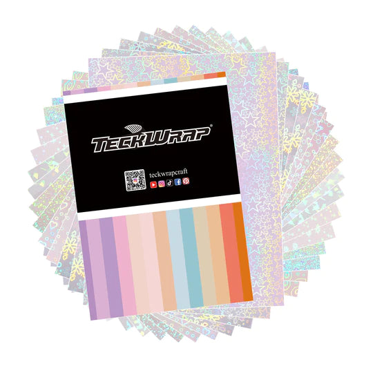 Teckwrap COLD Laminate Sheets ( NON-Printable) -16PCS