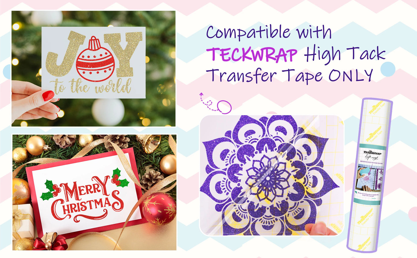 Teckwrap Glitter Craft Vinyl