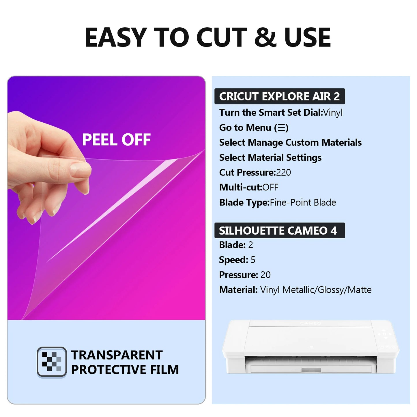 Teckwrap Neon Cold Color Changing Vinyl Sheets Pack( 5 PCS)