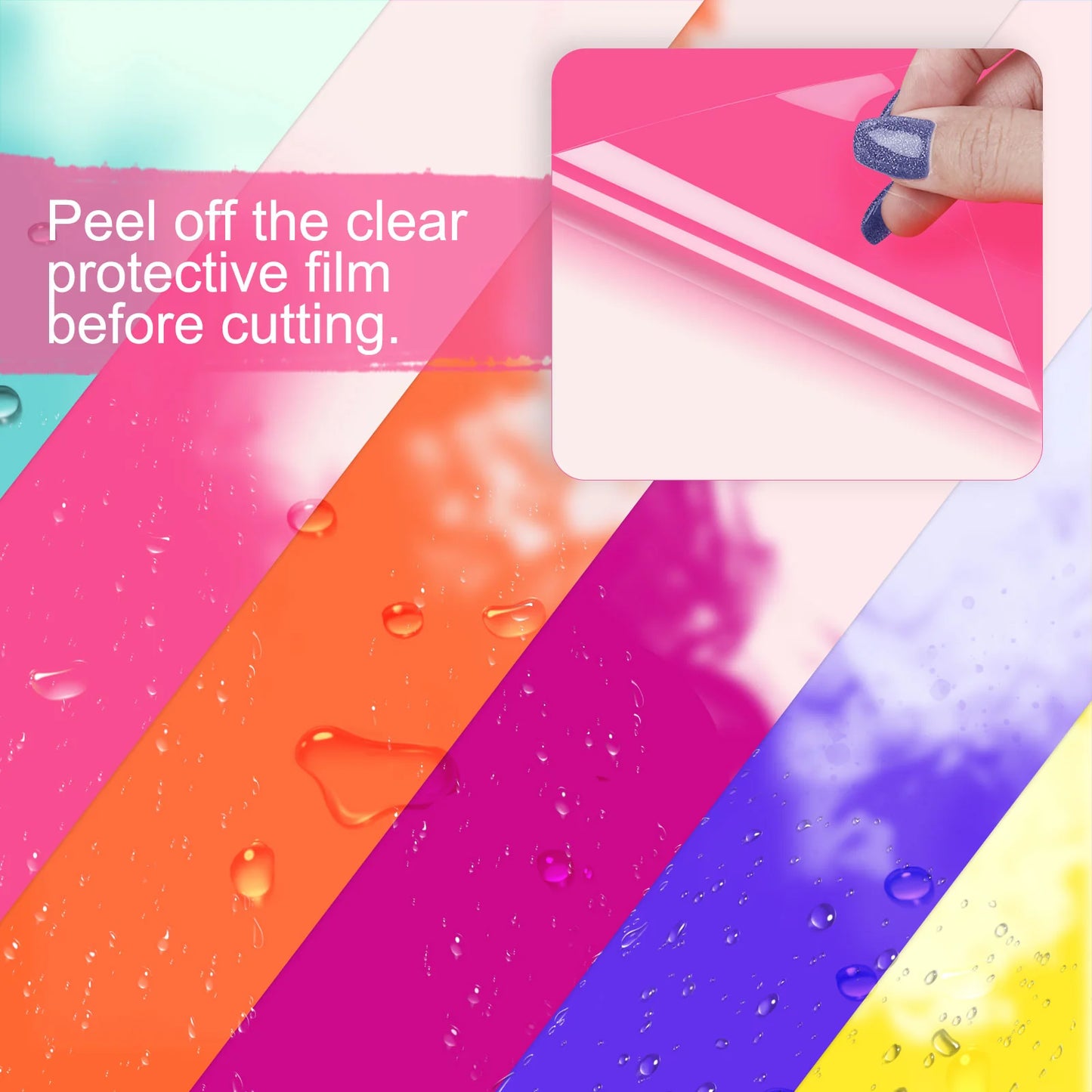 Teckwrap NEW Cold Color Changing Vinyl Sheets Pack( 9 PCS)