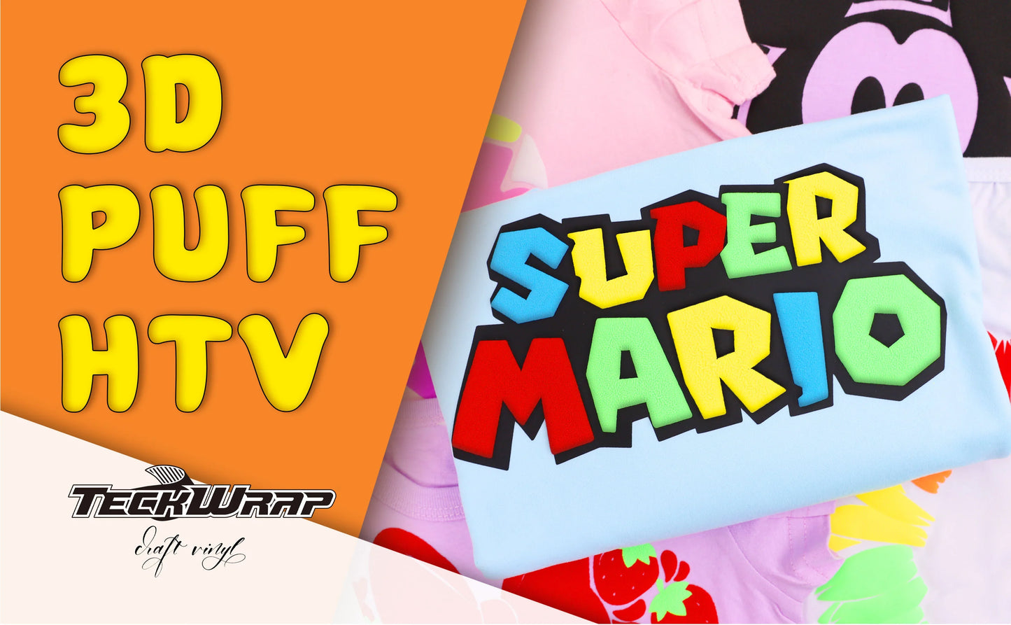Teckwrap Puff HTV Sheets Pack (10 PCS)