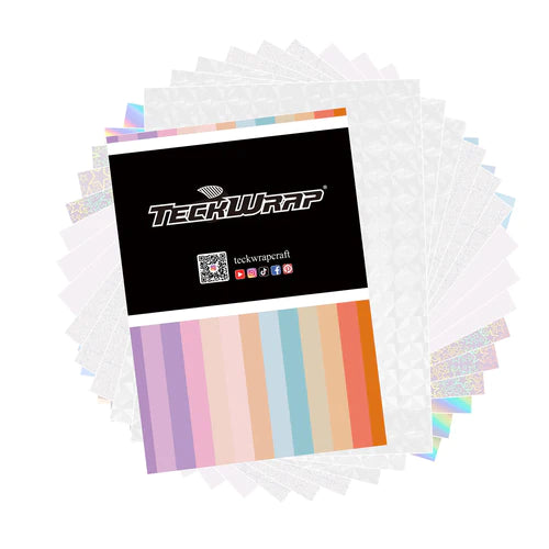 Teckwrap COLD Laminate Sheets ( NON-Printable) -14 PCS