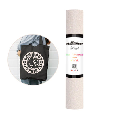 Teckwrap Glitter Heat Transfer Vinyl 5ft roll