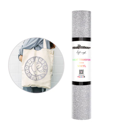 Teckwrap Glitter Heat Transfer Vinyl 5ft roll