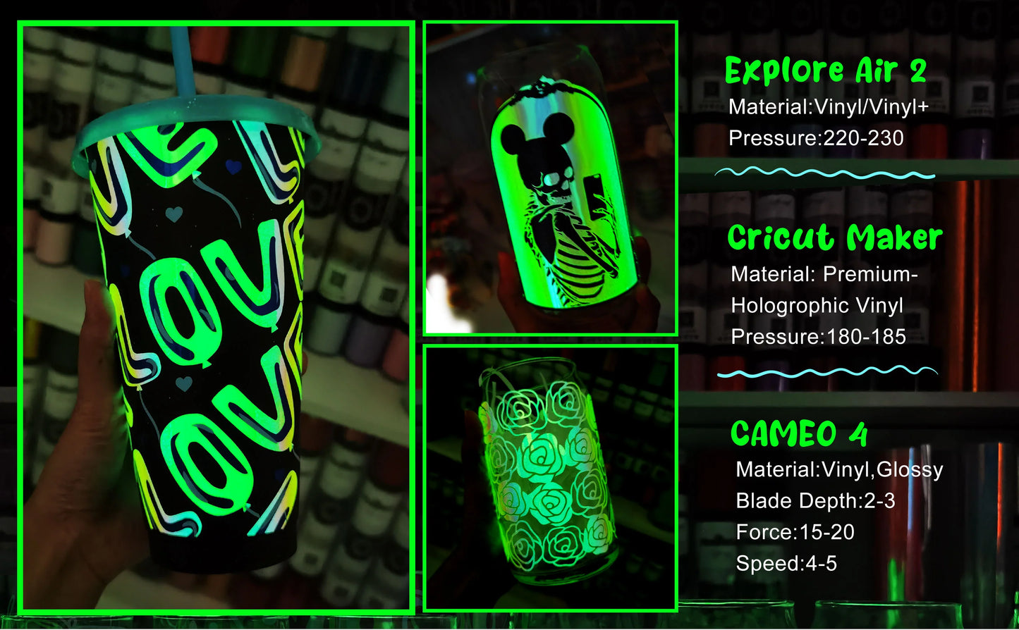 Teckwrap Opal Glow In The Dark Vinyl