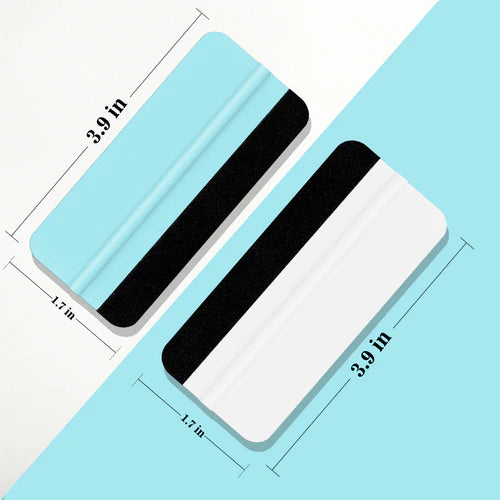 Teckwrap Mini Squeegee 2 Piece (1 Mint and 1 White)