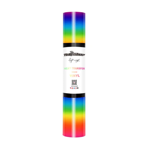 Teckwrap Rainbow Stripes Heat Transfer Vinyl