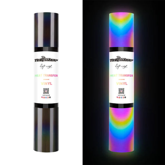 Teckwrap Reflective Heat Transfer Vinyl Roll - Rainbow